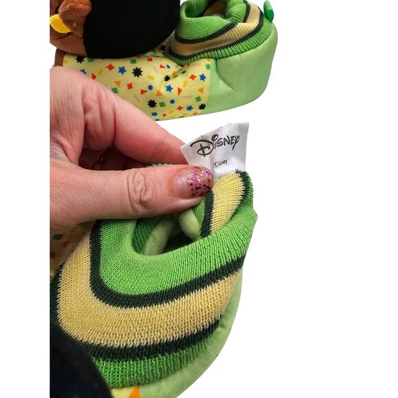 Disney Princess Tiana Toddler Sz 11-12 Plush Slippers Princess and the Frog - Picture 6 of 6